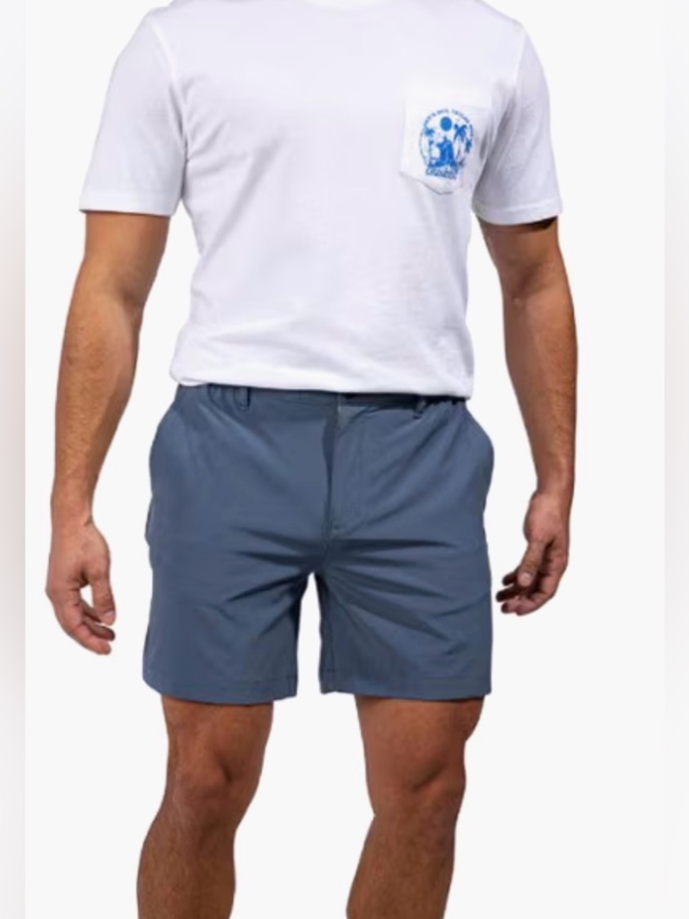 Chubbies Every Wear Short in Ice Caps 8” Size L